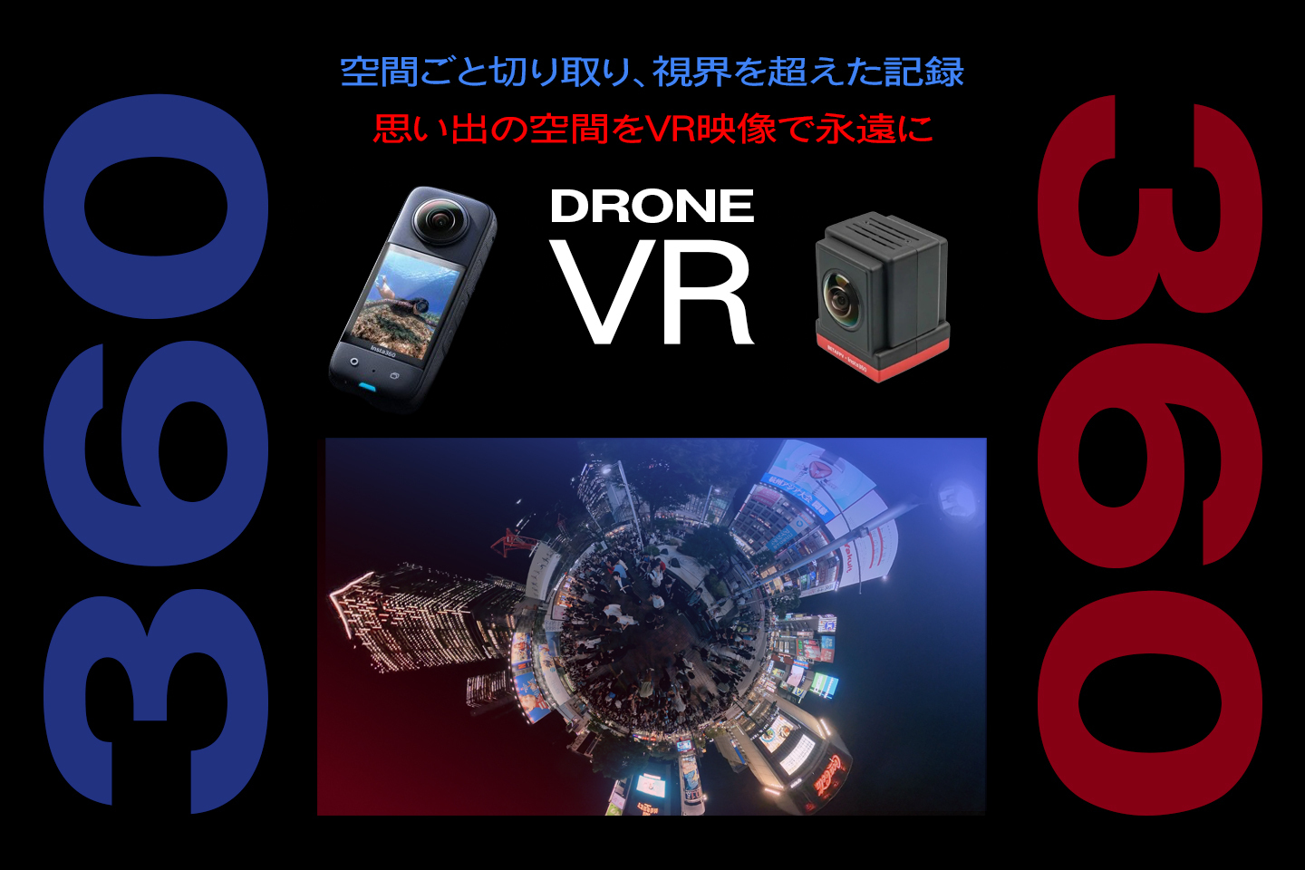 360VRドローン