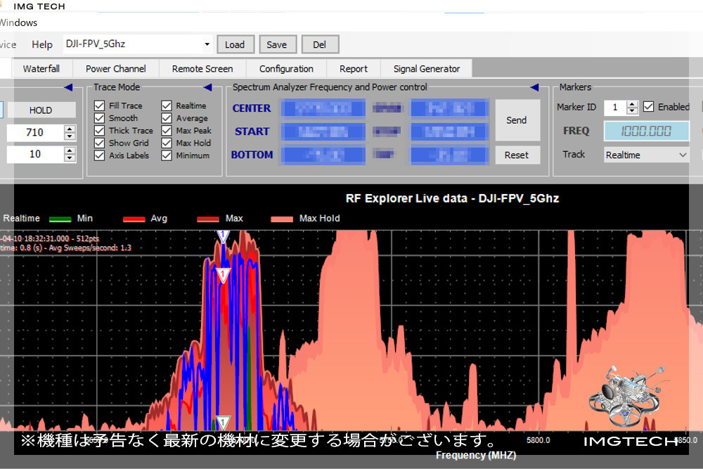 電波干渉ドローン