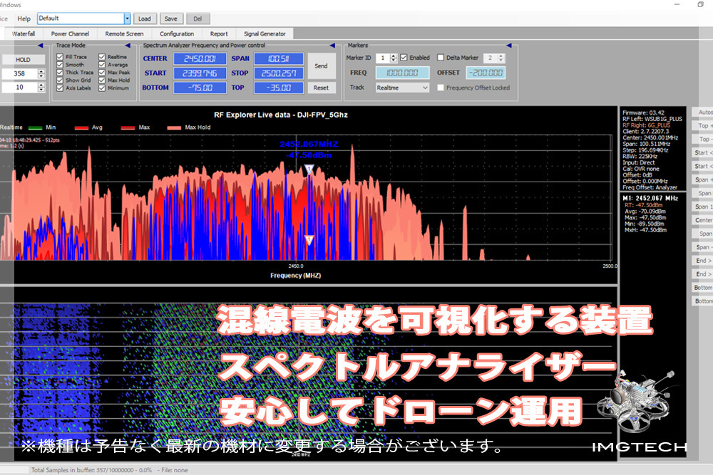 ドローン電波干渉