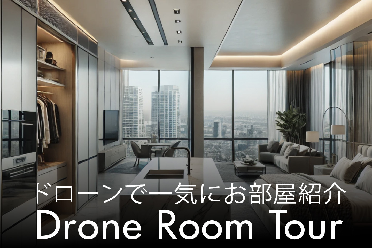 ルームツアーマイクロドローン