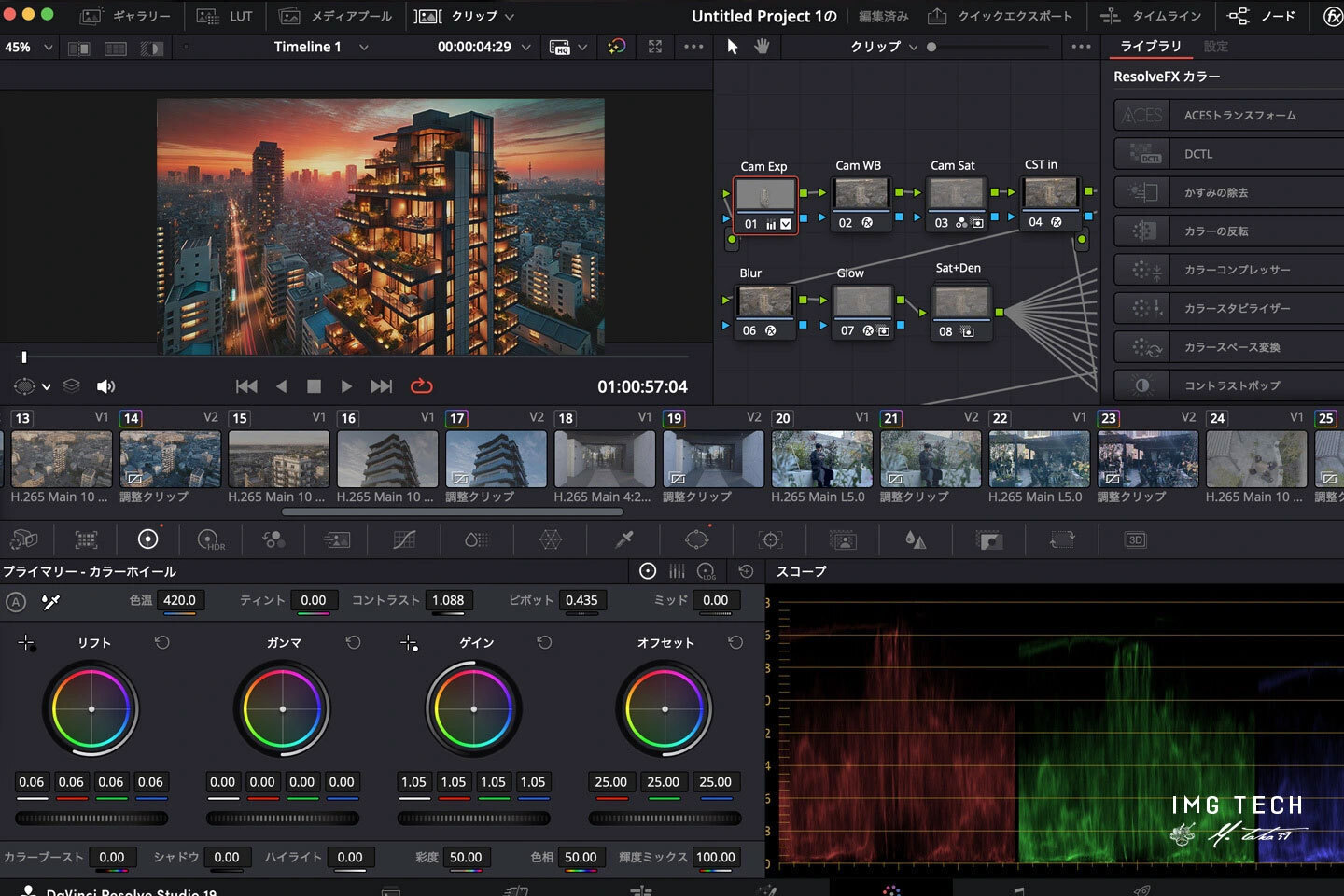 カラーグレーディング
