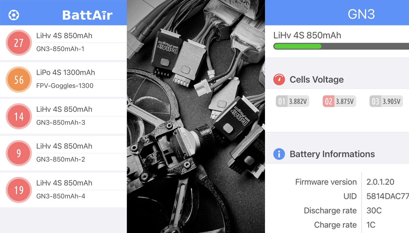 バッテリー管理BttAir