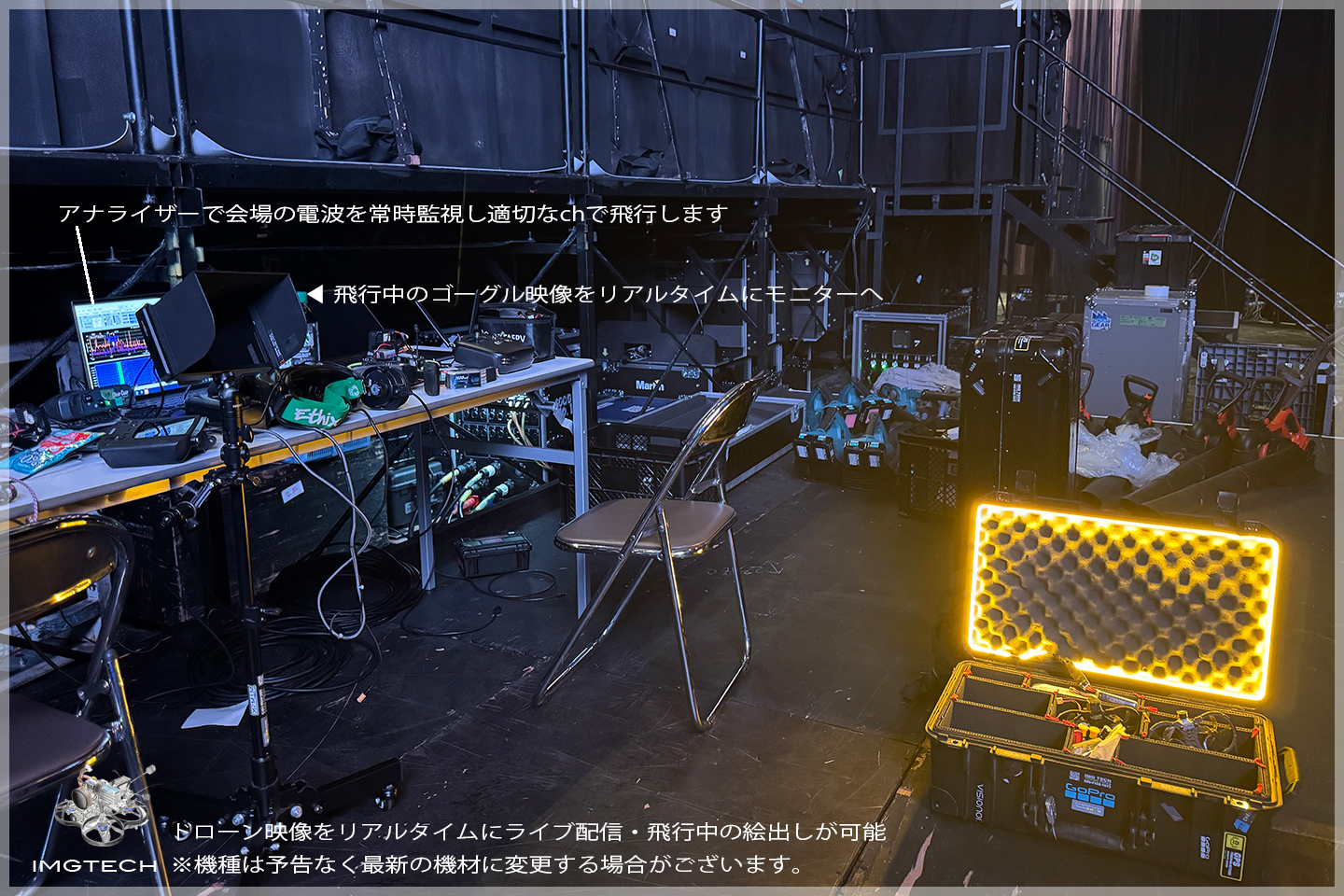 マイクロドローンライブ中継